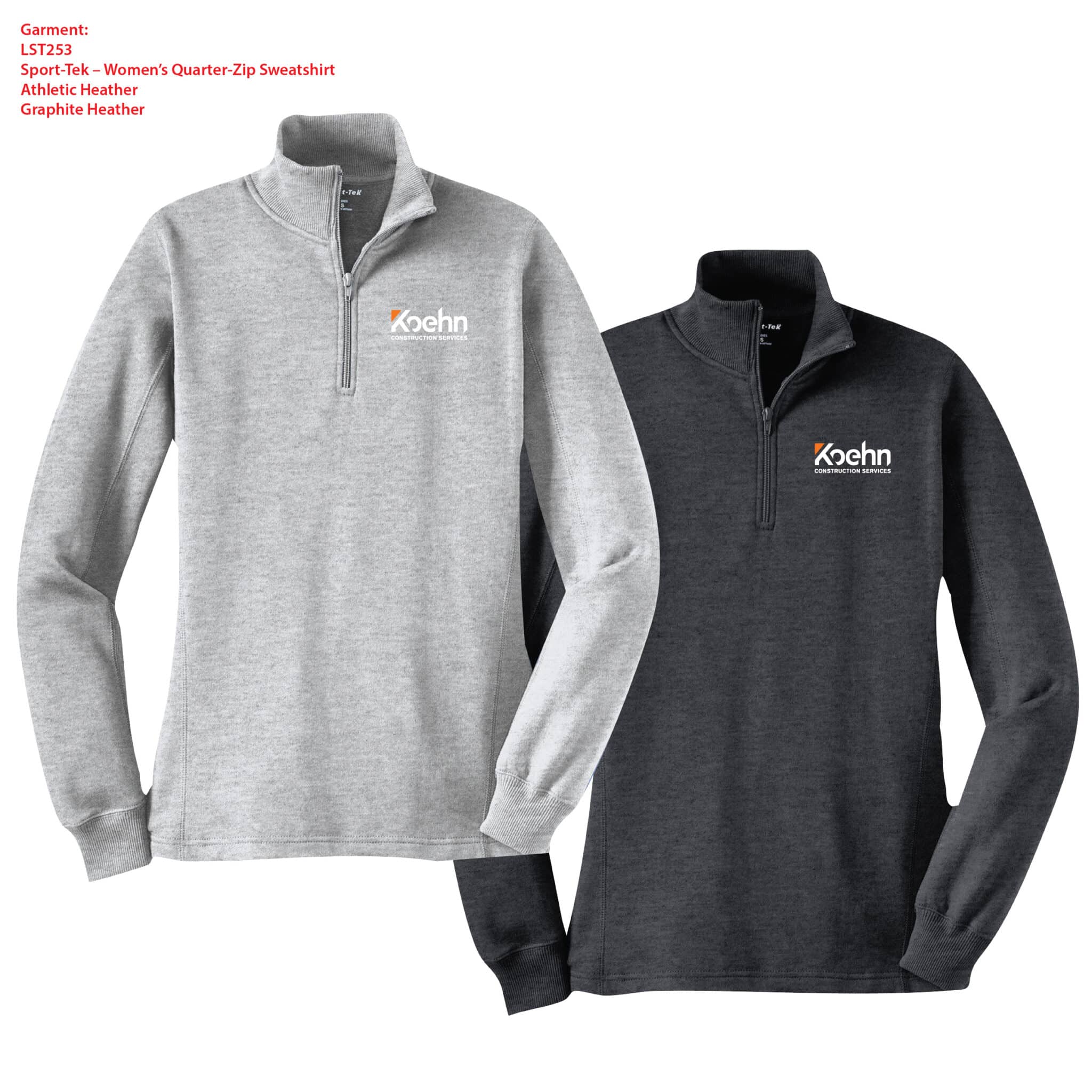 Sport-Tek Women's 1/4-Zip Sweatshirt