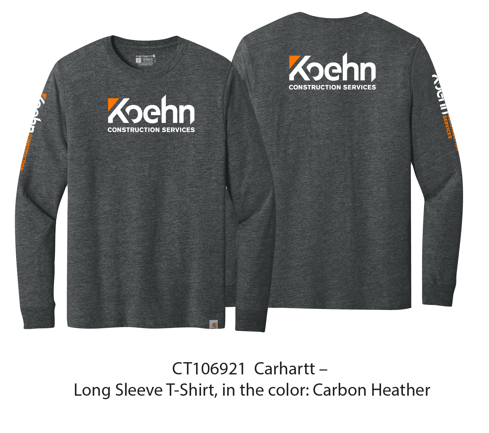 CarharttÂ® Long Sleeve T-Shirt - Carbon Heather