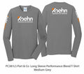 Port & Co Long Sleeve Performance Blend Tee