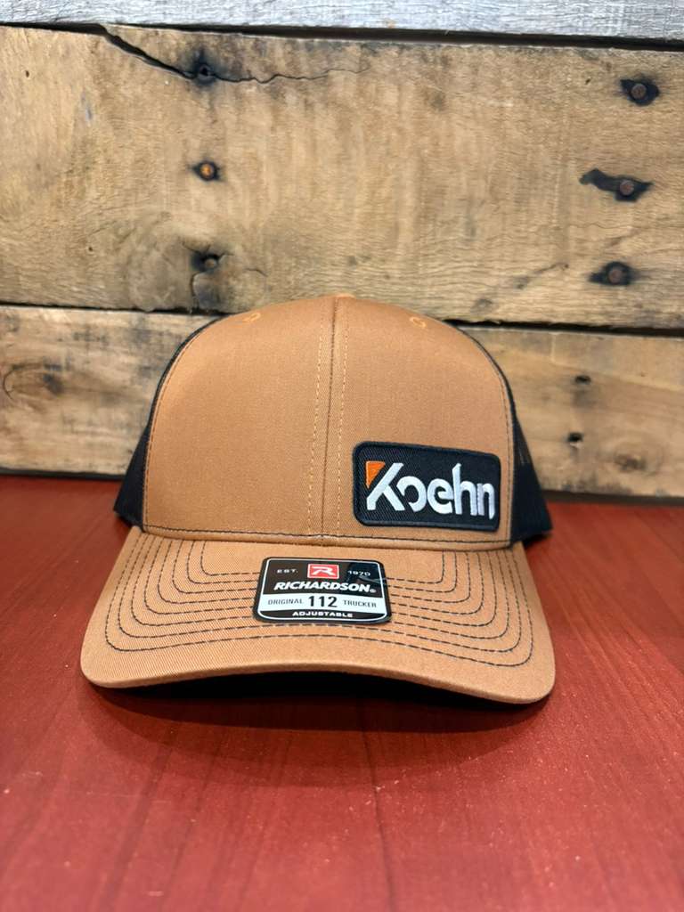 Richardson 112 - Snapback Trucker Cap - Caramel/Black