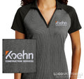 Sport-TekÂ® Ladies PosiChargeÂ® RacerMeshÂ® Raglan Heather Block Polo